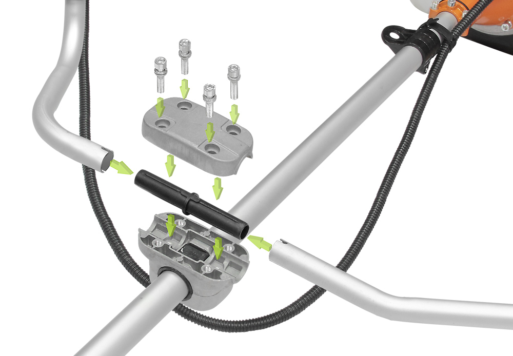 Бензиновая коса 2x-тактная Carver GBC-052M, 01.001.00024