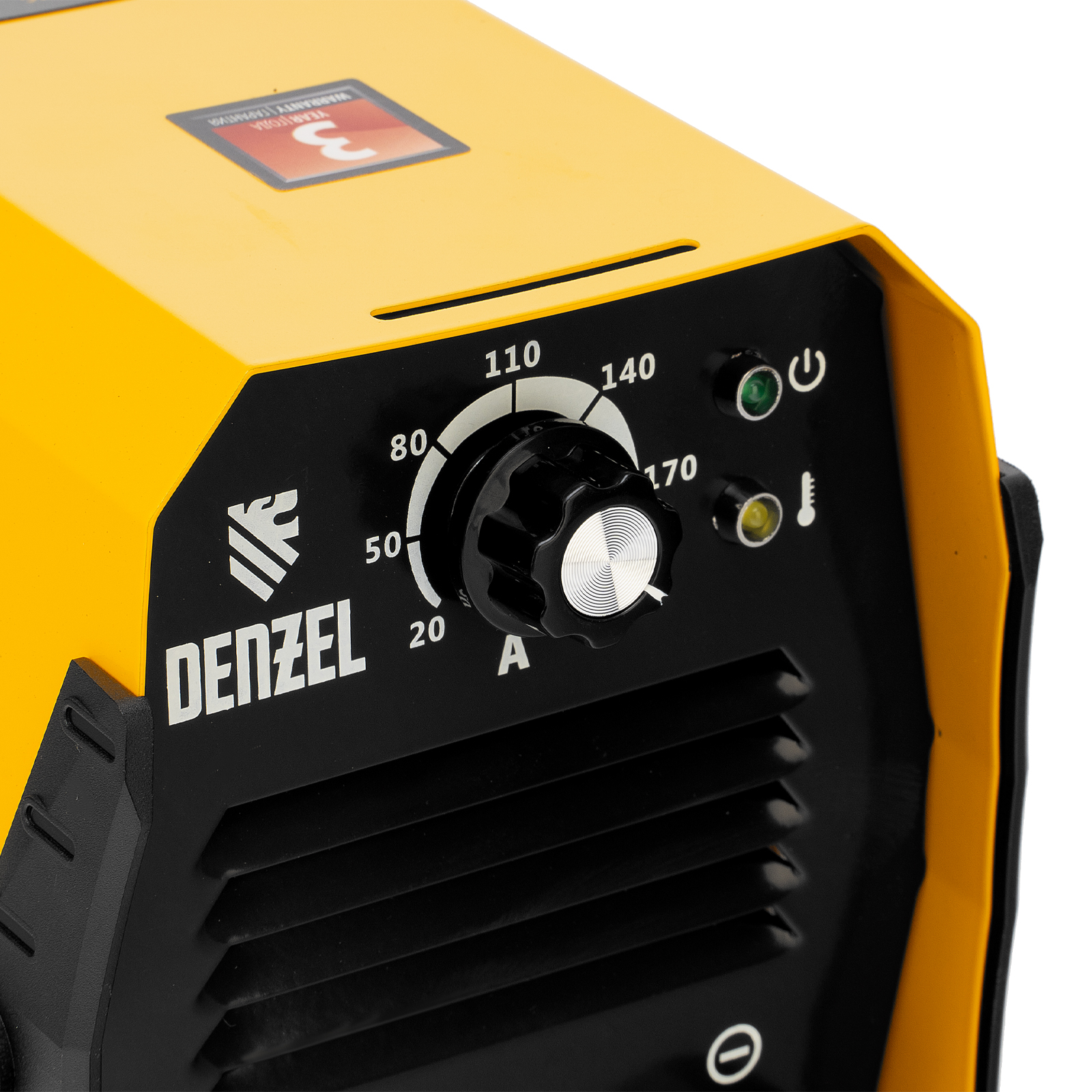 Аппарат инверторный дуговой сварки DS-200 Compact, 200 А, ПВ 70%, диаметр электрода 1.6-5 мм Denzel, 94373
