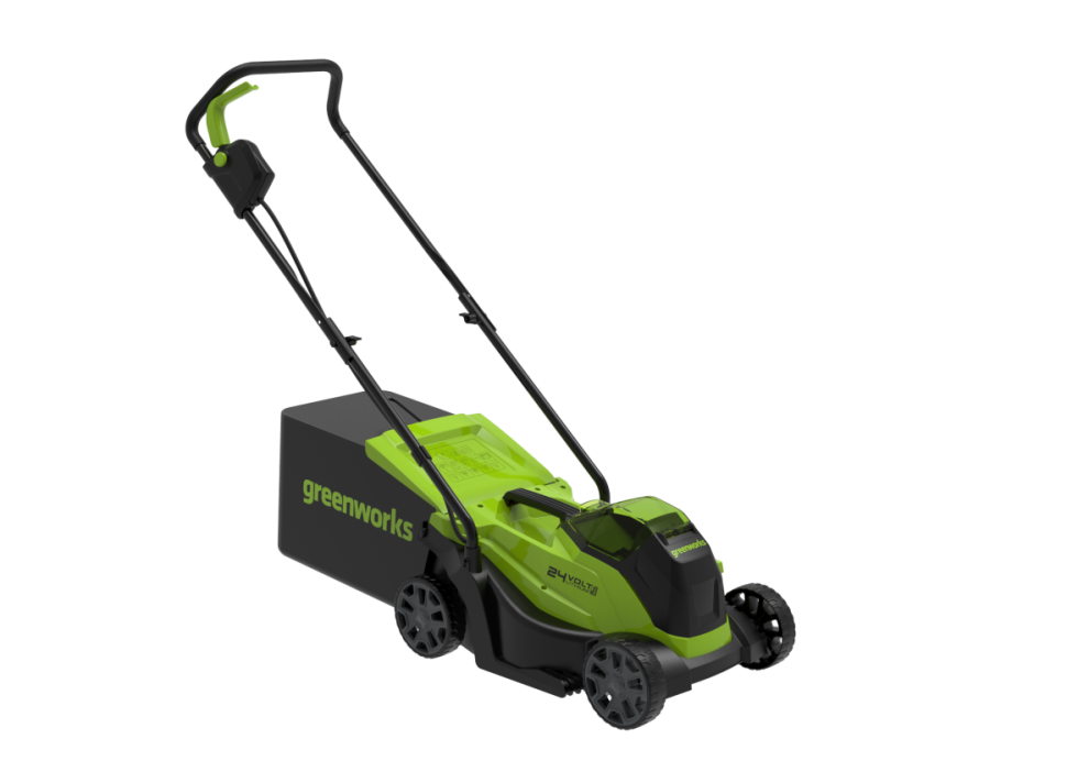 Купить Газонокосилка Greenworks GD24LM33k2, 24v, 33 см, в комплекте с АКБ 2 А·ч и ЗУ (аккумуляторная) в Кирове