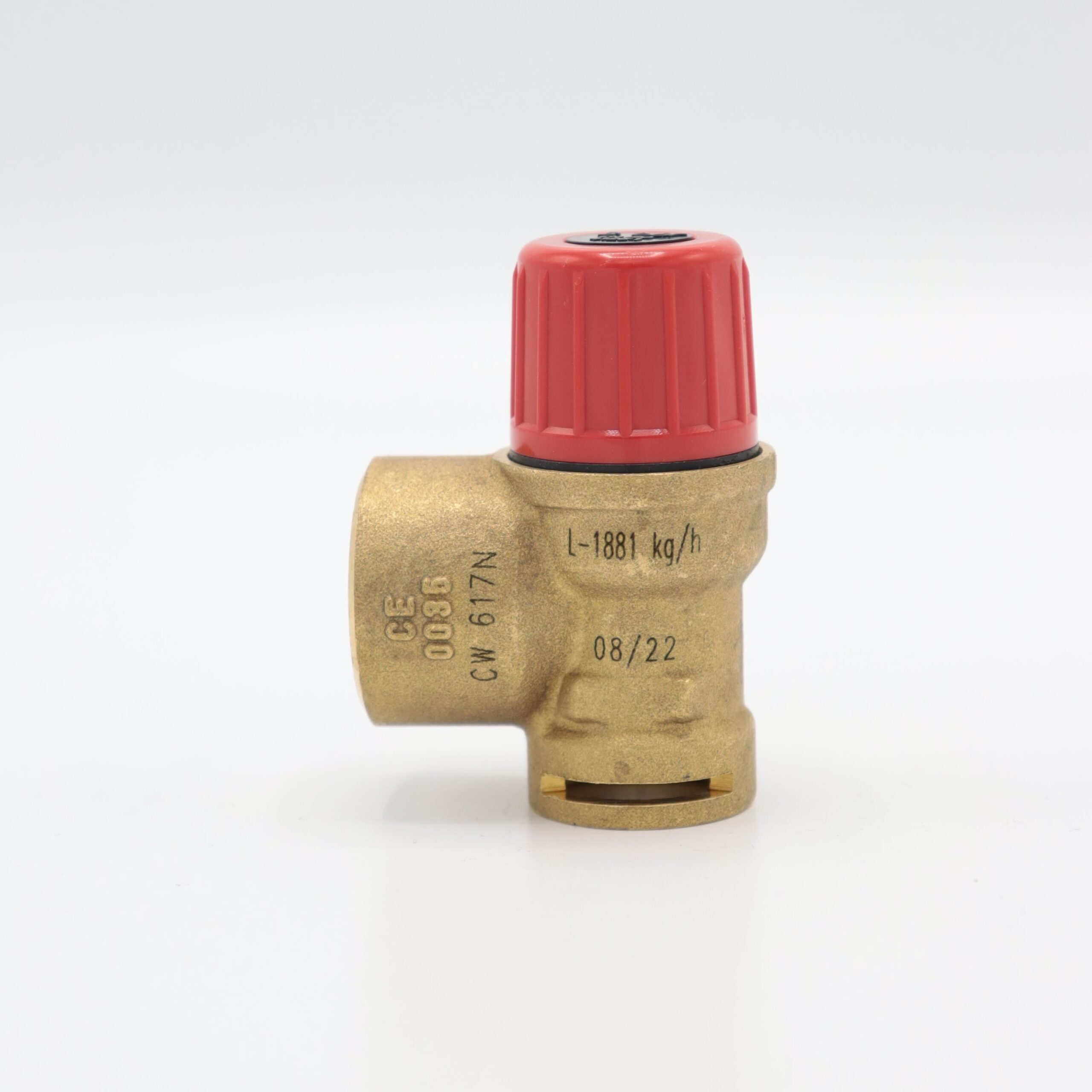 Клапан сбросной 3 бар Vaillant Turbomax Pro, Plus, Atmomax, бронза, 190732
